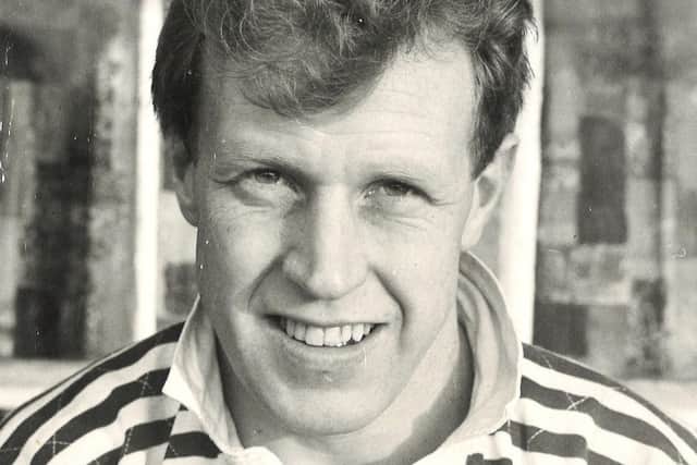 Charlie Hodgson pictured in the striped rugby jersey of Middlesex