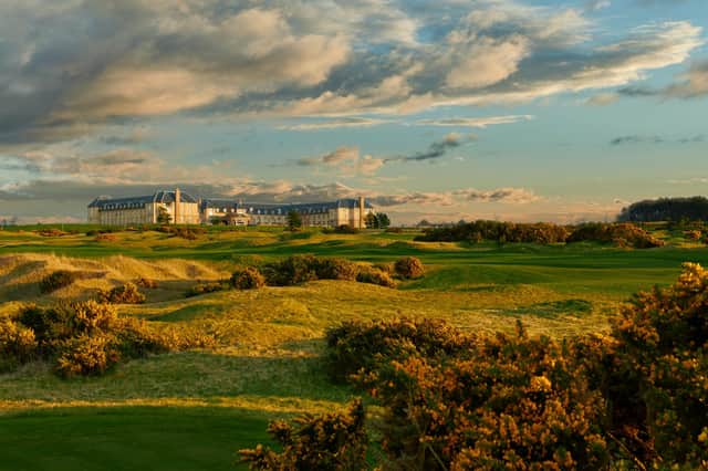 The Fairmont Hotel is set in expansive grounds and is surrounded by golf courses
