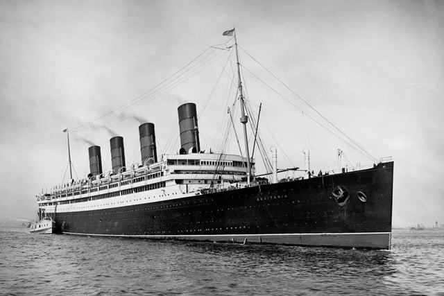 The RMS Aquitania was an ocean liner from the Cunard Line which served between 1914 and 1950. Designed by Leonard Peskett and built by John Brown & Company in Clydebank, she was first launched on April 21 1913. Her maiden voyage took place from Liverpool to New York the year following on May 30. In her 36 years, the vessel served military duty in both world wars and returned to passenger service after both. Her crew affectionately called her “Old Irrepressible” as, unlike the Lusitania, she was the only major liner to survive each world war.