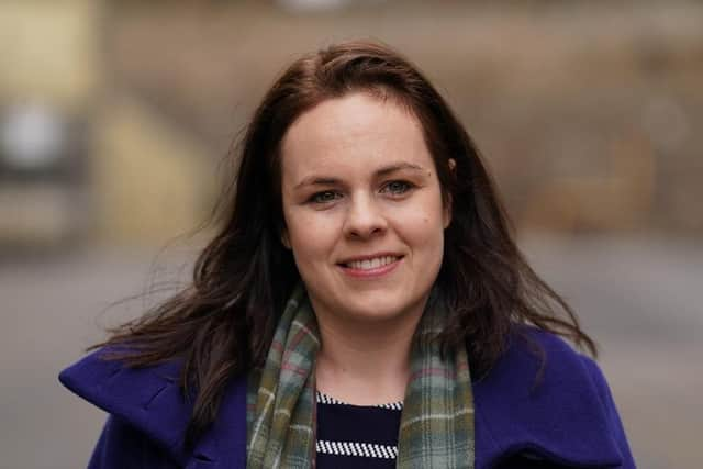 Scottish National Party leadership candidate Kate Forbes in Edinburgh. Picture: PA