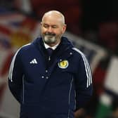 Scotland head coach Steve Clarke grimaces on the touchline during the 1-0 defeat to Northern Ireland at Hampden on Tuesday. (Photo by Craig Williamson / SNS Group)