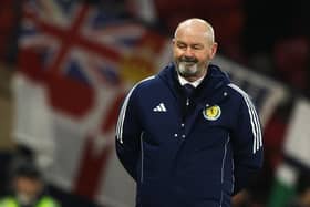 Scotland head coach Steve Clarke grimaces on the touchline during the 1-0 defeat to Northern Ireland at Hampden on Tuesday. (Photo by Craig Williamson / SNS Group)