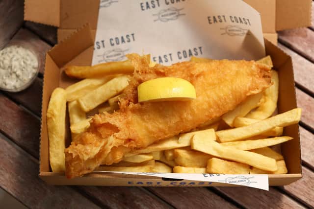 East Coat Musselburgh's fish and chips Pic: Richard Forrester