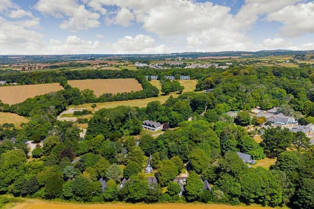 Luxurious lodges adorn a pretty recreational lake and serene woodland shrouds a majestic 18thcentury manor house at Landal Clowance.