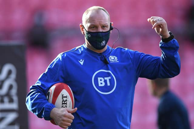 Scotland forwards coach John Dalziel.