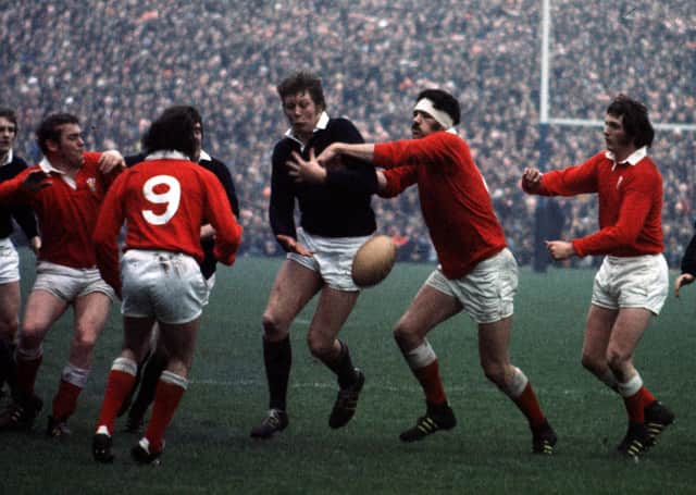 Gordon Brown breaks through the Welsh line.
