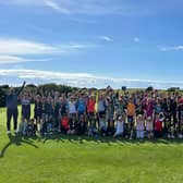 A junior programme is flourishing at Dumfries & County Golf Club, as illustrated by the turnout for a junior section day out last year. Picture: James Erskine