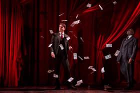 David Rankine as Henry Sugar and David Fishley as Michael in The Wonderful Story of Henry Sugar PIC: Peter Dibdin