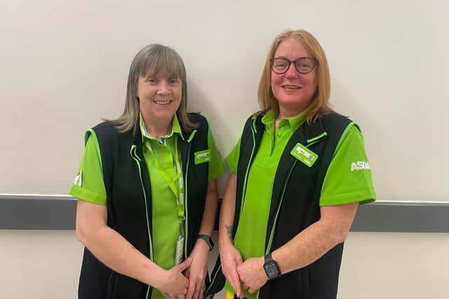 Asda Perth colleagues Michelle Orrock, left and Kelly Burns