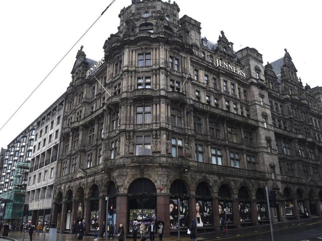The department store is refurbished and its windows returned to the 1895 design, including the removal of canopies.