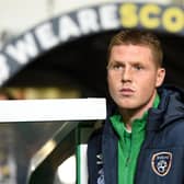 Ange Postecoglou has revealed need for careful introduction of new signing James McCarthy (pictured) with the midfielder having no real pre-season. (Photo by Craig Williamson/SNS Group).