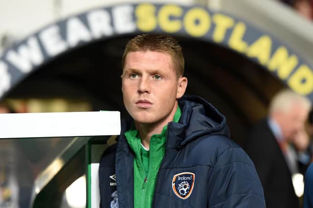 Ange Postecoglou has revealed need for careful introduction of new signing James McCarthy (pictured) with the midfielder having no real pre-season. (Photo by Craig Williamson/SNS Group).