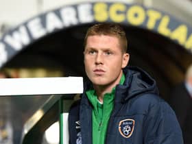 Ange Postecoglou has revealed need for careful introduction of new signing James McCarthy (pictured) with the midfielder having no real pre-season. (Photo by Craig Williamson/SNS Group).