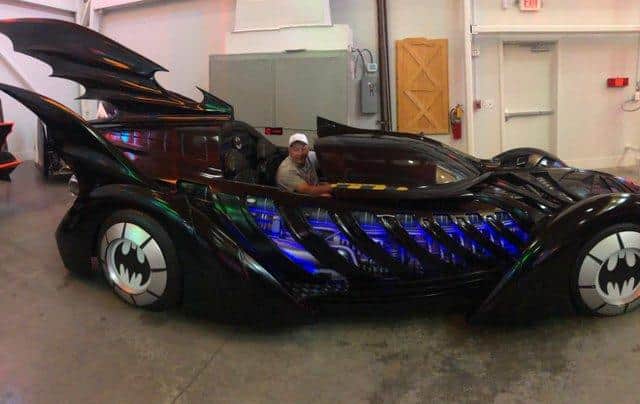 Ian Woosnam posted a picture of himself sitting in the Batmobile in Naples in Florida at the weekend
