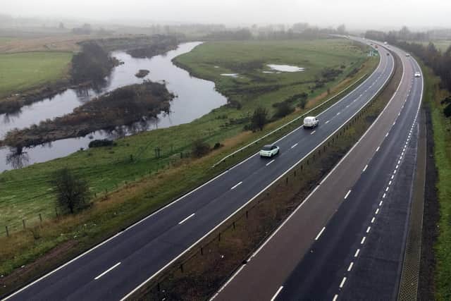 The new dual carriageway sections avert head-on collisions and feature safer junctions. Picture: John Devlin