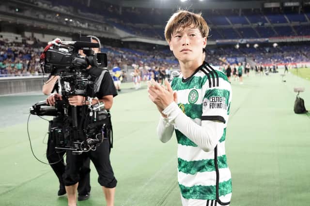 Kyogo Furuhashi was part of the Celtic squad that lost 6-4 to Yokohama F Marinos.