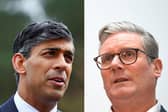 Sir Keir Starmer is set to win a huge general election majority over Rishi Sunak, according to a new mega-poll(Photo by MOLLY DARLINGTONANDY BUCHANAN/POOL/AFP/AFP via Getty Images)