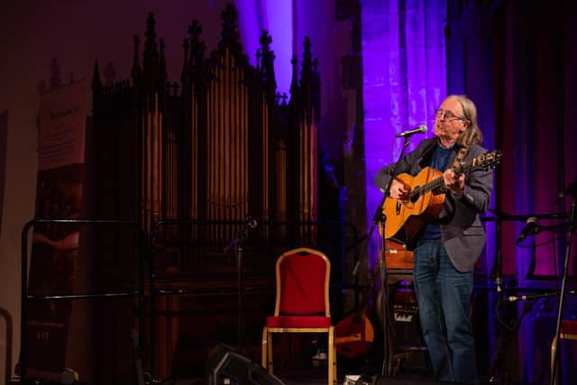 Dougie MacLean at this year's festival (pic:Amy Muir)