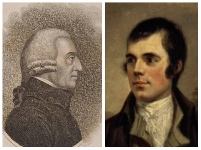 Philosopher and economist Adam Smith inspired Robert Burns with his theory that morality was guided by the gaze of those around us. PIC: Contributed.