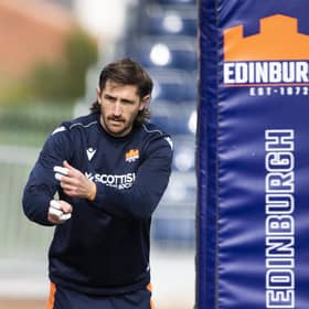 Henry Pyrgos during Edinburgh's open training session at their new stadium. Picture: Paul Devlin/SNS
