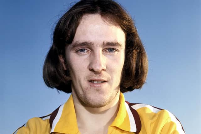 Motherwell's Willie Pettigrew in the 1977/1978 season.
