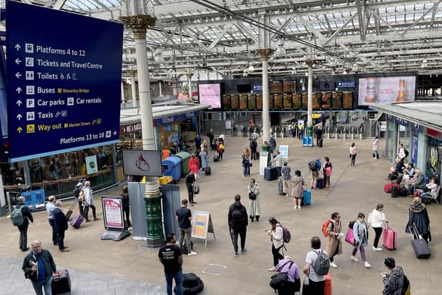 ScotRail has warned passengers that "very limited services" will be running during a series of RMT strike days. Picture: Jane Barlow/PA