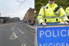 The incident took place on Saturday evening on Haymarket Terrace as it turns into Clifton Terrace heading into town.