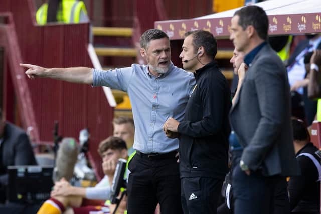 Motherwell boss Graham Alexander.