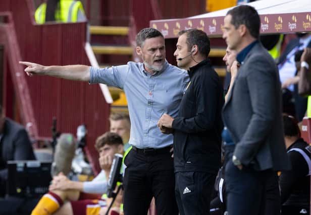 Motherwell boss Graham Alexander.