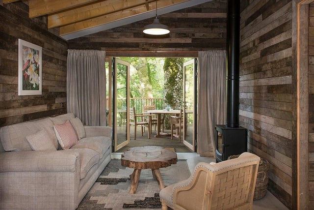 Located in beautiful woodland on the edge of the Loch Lomond and The Trossachs National Park, The Treehouses offer five self-catering treehouses with distinctive interiors. The luxury retreats include log burning stoves, a tree top terrace and outside baths.