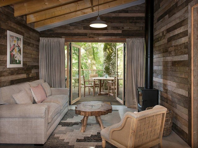 Located in beautiful woodland on the edge of the Loch Lomond and The Trossachs National Park, The Treehouses offer five self-catering treehouses with distinctive interiors. The luxury retreats include log burning stoves, a tree top terrace and outside baths.