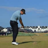 The 18th on the Chamionship Course at Carnoustie is one of the toughest closing holes in golf. Picture: Andrew Redington/Getty Images.