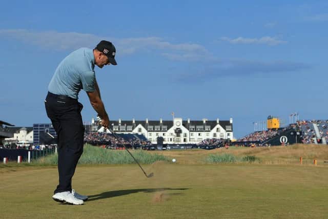 The 18th on the Chamionship Course at Carnoustie is one of the toughest closing holes in golf. Picture: Andrew Redington/Getty Images.