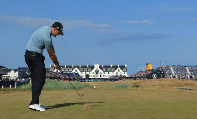The 18th on the Chamionship Course at Carnoustie is one of the toughest closing holes in golf. Picture: Andrew Redington/Getty Images.