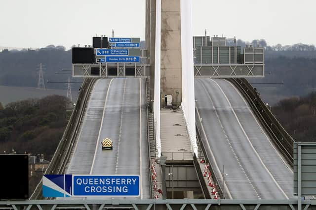 The bridge was previously closed because of ice in February. Picture: Andrew Milligan/PA Wire