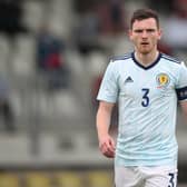 Scotland captain Andy Robertson's journey from rejection at 15 by Celtic to winning the Champions League with Liverpool has been well documented. (Photo by Christian Kaspar-Bartke/Getty Images)