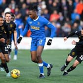 Joe Aribo's forward running and dribbling skills caused constant problems for Livingston as he helped Rangers to a 3-1 win at the Tony Macaroni Arena on Sunday. (Photo by Rob Casey / SNS Group)