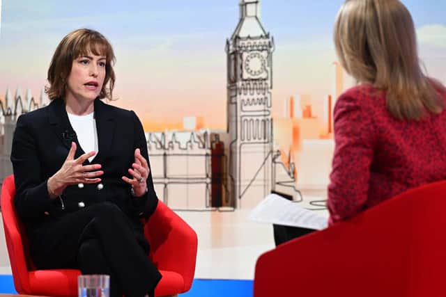Health secretary Victoria Atkins told the BBC's Sunday With Laura Kuenssberg that British jets will "intercept airborne missiles if they threaten the existing missions the UK undertakes in the region." Picture: Jeff Overs/BBC/PA Wire