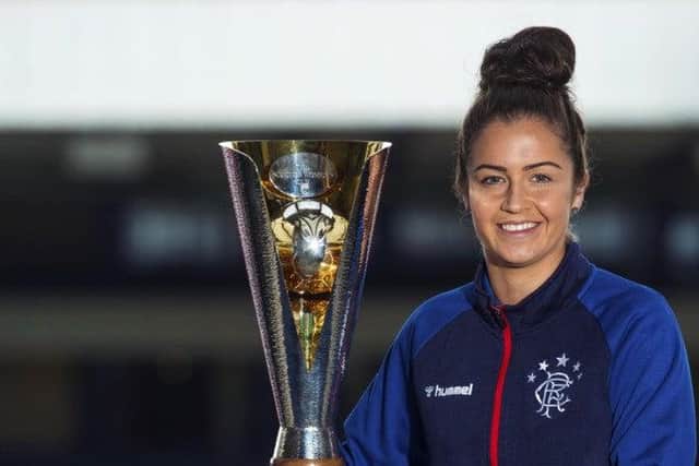 Emma Brownlie and her Rangers team mates will be looking to make huge strides twowards a first SWPL title on Wednesday. Mark Scates/SNS