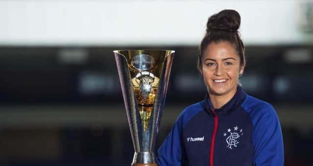Emma Brownlie and her Rangers team mates will be looking to make huge strides twowards a first SWPL title on Wednesday. Mark Scates/SNS