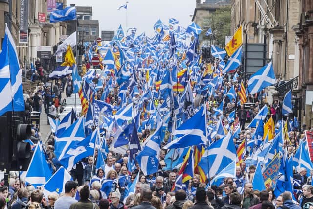 AN independence march in 2018
