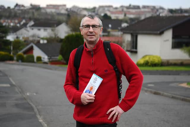 Peter Krykant is standing as an independent candidate for Falkirk East. Picture: Michael Gillen