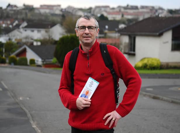 Peter Krykant is standing as an independent candidate for Falkirk East. Picture: Michael Gillen