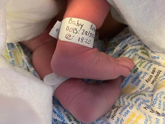 Angus Robertson is taking two weeks of paternity leave to be with his newborn daughter Flora (Picture courtesy of Angus Robertson)