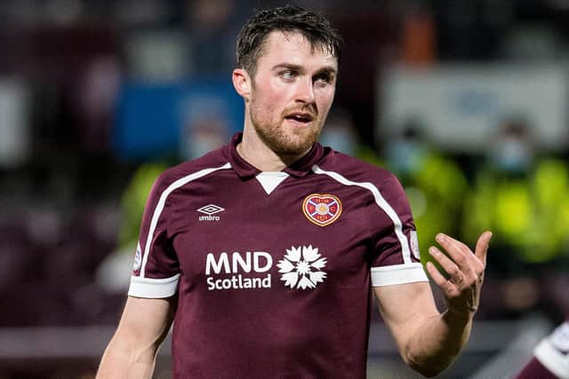 Rangers-bound Hearts defender John Souttar is set to face his future employers at Ibrox on Sunday. (Photo by Ross Parker / SNS Group)