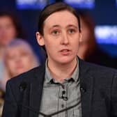 SNP MP Mhairi Black has apologised after drinking beer despite an alcohol ban on ScotRail trains (Picture: Jeff J Mitchell/Getty Images)