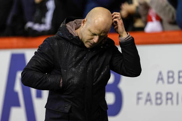 Hearts manager Steven Naismith was left scratching his head at his team's collapse.