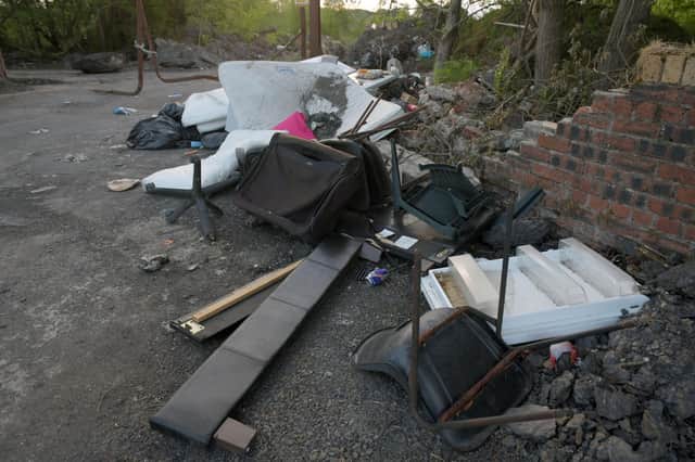 Fly-tipping of rubbish has become increasingly commonplace in Scotland (Picture: Michael Gillen)