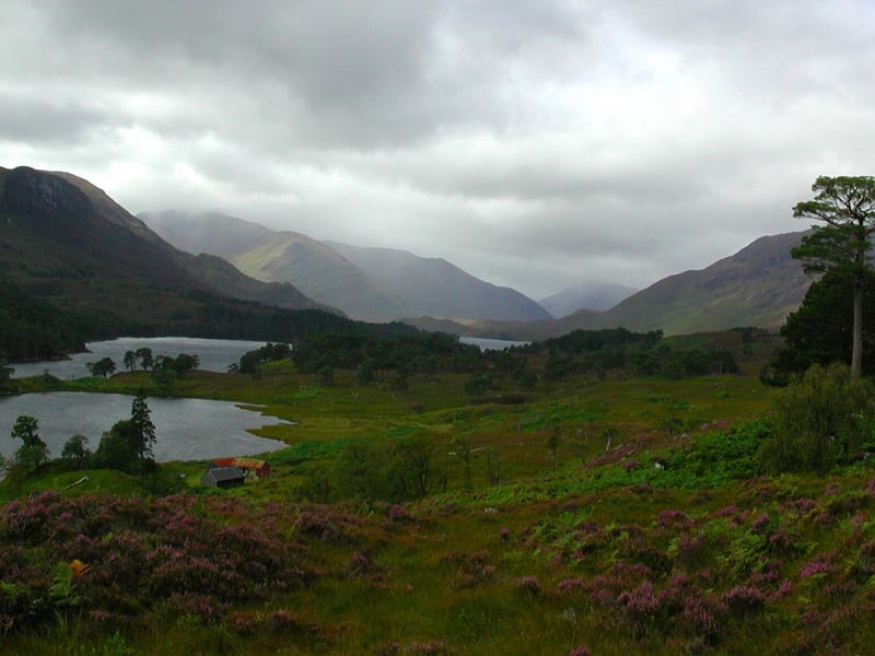 Widely called the ‘most beautiful glen’ in Scotland, Glen Affric reaches out from Kintail in the west to close to Cannich in Strathglass. It is beloved for its glorious woodlands, loch and rugged hill scenery.