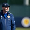 Scotland manager Steve Clarke takes training yesterday ahead of tonight's friendly against Poland. (Photo by Paul Devlin / SNS Group)